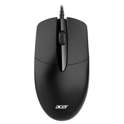 Мышь компьютерная Проводная мышь ACER OMW300 оптическая (1200dpi) USB (3but) black