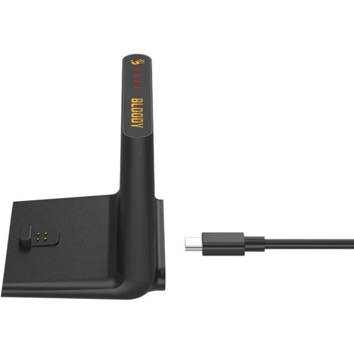 Мышь A4Tech Bloody R72 Ultra Duo черный/рисунок оптическая 20000dpi беспров. USB/USB-C 6but (R72 ULTRA DUO RENEGADEMIDNIGHT)