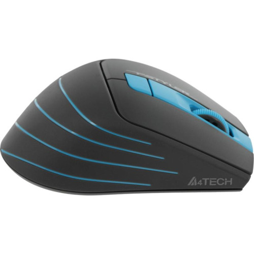 Мышь A4Tech Fstyler FG30S серый/синий оптическая 2000dpi silent беспров. USB 5but (FG30S BLUE)