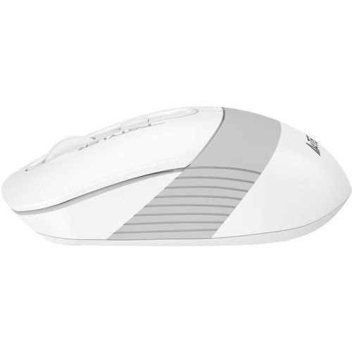 Мышь A4Tech Fstyler FB10CS белый/серый оптическая 2000dpi silent беспров. BT/Radio USB 4but (FB10CS USB GRAYISH WHITE)