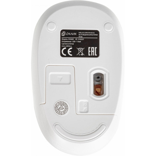 Мышь Oklick 505MW белый оптическая 1000dpi беспров. USB для ноутбука 3but (1018257) Мышь Oklick 505MW белый оптическая 1000dpi беспров. USB для ноутбука 3but (1018257)