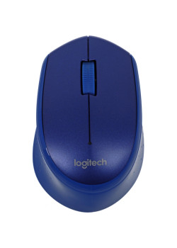 Мышь Logitech M330 Silent Plus синий оптическая 1000dpi silent беспров. USB 2but (910-004925)