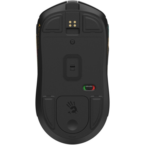 Мышь A4Tech Bloody R72 Ultra Duo черный/рисунок оптическая 20000dpi беспров. USB/USB-C 6but (R72 ULTRA DUO RENEGADEMIDNIGHT)
