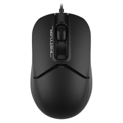Мышь A4Tech Fstyler FM12 черный оптическая 1200dpi USB 3but (FM12 BLACK)