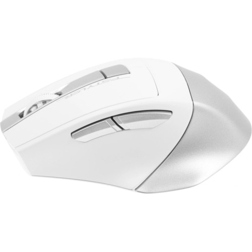 Мышь A4Tech Fstyler FB35 белый/серый оптическая 2000dpi беспров. BT/Radio USB для ноутбука 6but (FB35 ICY WHITE)