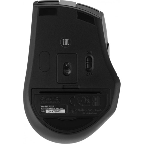 Мышь A4Tech Fstyler FG35 серый/черный оптическая 2000dpi беспров. USB 6but (FG35 GREY) Мышь A4Tech Fstyler FG35 серый/черный оптическая 2000dpi беспров. USB 6but (FG35 GREY)