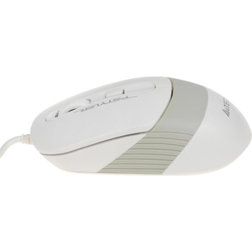 Мышь A4Tech Fstyler FM10 белый/серый оптическая 1600dpi USB 4but (FM10 WHITE)