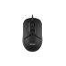 Мышь A4Tech Fstyler FM12S черный оптич. 1200dpi silent USB 3but (FM12S BLACK)