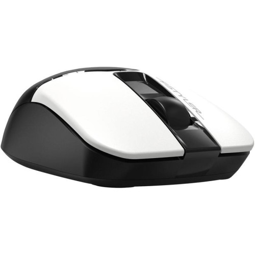 Мышь A4Tech Fstyler FB12S черный/белый оптическая 1200dpi silent беспров. BT/Radio USB 2but (FB12S USB PANDA)