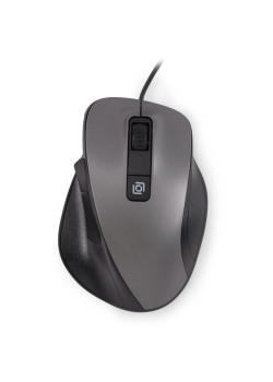 Мышь Oklick 504M черный/серый оптическая 3600dpi silent USB 6but (2004741)
