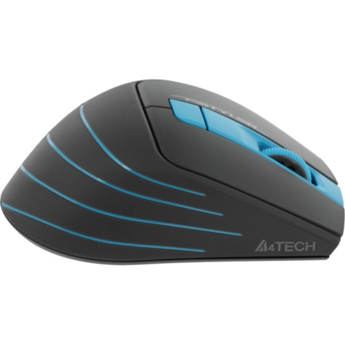 Мышь A4Tech Fstyler FG30S серый/синий оптическая 2000dpi silent беспров. USB 5but (FG30S BLUE)