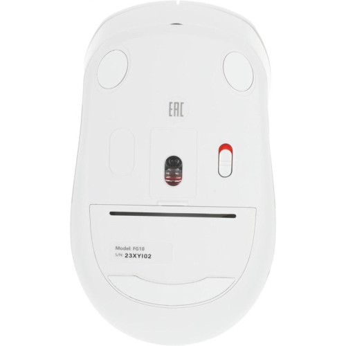 Мышь A4Tech Fstyler FG10 белый/серый оптическая 2000dpi беспров. USB 3but (FG10 WHITE)