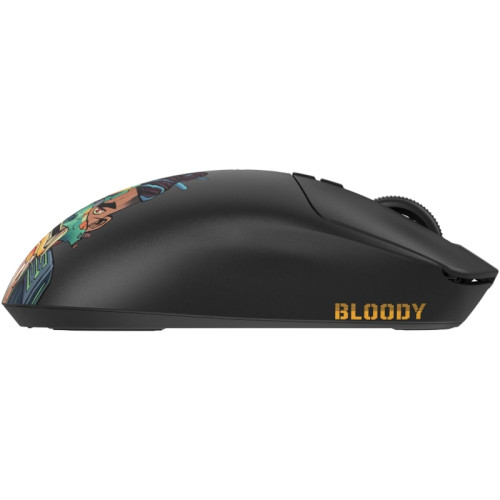Мышь A4Tech Bloody R72 Ultra Duo черный/рисунок оптическая 20000dpi беспров. USB/USB-C 6but (R72 ULTRA DUO RENEGADEMIDNIGHT)