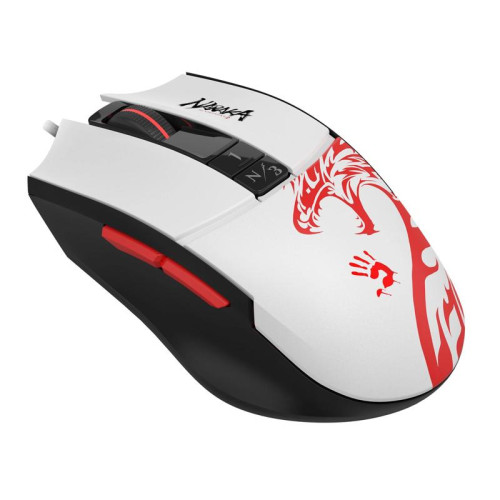Мышь A4Tech Bloody L65 Max белый/рисунок оптическая 12000dpi USB 6but (L65 MAX NARAKA)