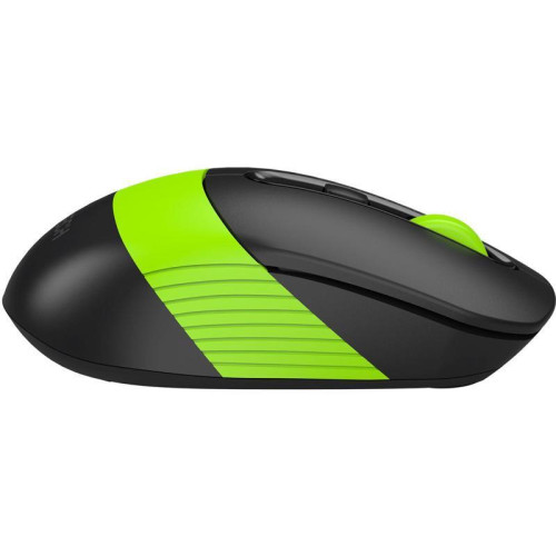 Мышь A4Tech Fstyler FG10CS Air черный/зеленый оптическая 2000dpi silent беспров. USB для ноутбука 4but (FG10CS AIR SPORTS GREEN)