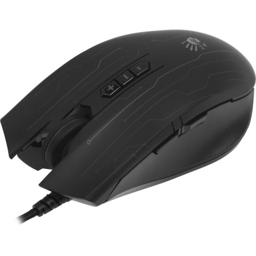 Мышь A4Tech Bloody Q82 черный/рисунок оптическая 6200dpi USB3.0 8but