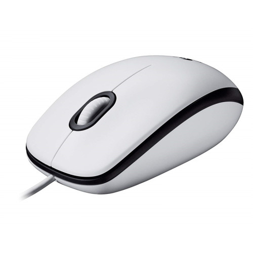 Мышь/ Logitech Mouse M100 USB White Ret  new