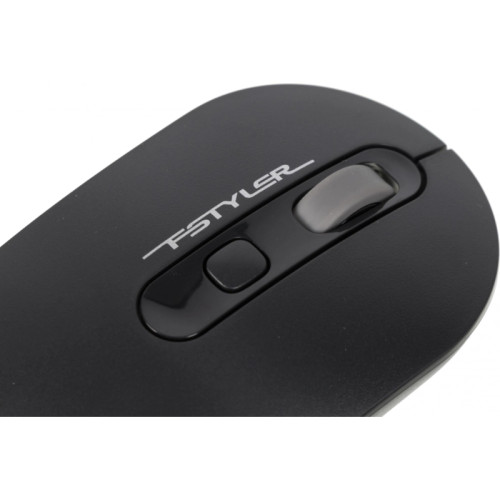 Мышь A4Tech Fstyler FG20 серый оптическая 2000dpi беспров. USB для ноутбука 4but (FG20 GREY)