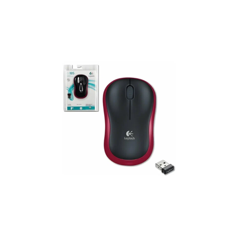 Мышь/ Mouse Logitech Wireless  M185 Red