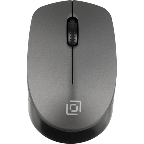 Мышь Oklick 486MW черный/серый оптическая 1600dpi беспров. USB для ноутбука 3but (1196552)