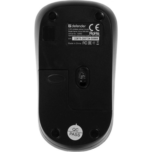 Мышь DEFENDER USB OPTICAL WRL MM-995 BRONZE 52992 WAVE