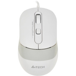 Мышь A4Tech Fstyler FM10 белый/серый оптическая 1600dpi USB 4but (FM10 WHITE)
