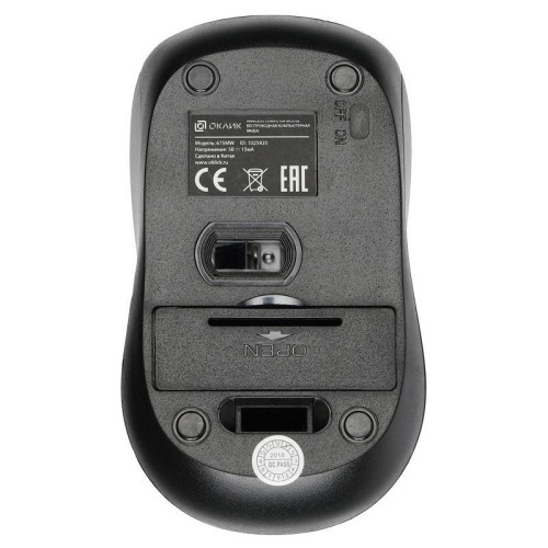 Мышь Oklick 675MW черный/оранжевый оптическая 1200dpi беспров. USB для ноутбука 3but (1025920) Мышь Oklick 675MW черный/оранжевый оптическая 1200dpi беспров. USB для ноутбука 3but (1025920)