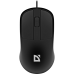 Defender Проводная оптическая мышь Datum MS-980 черный,3 кнопки,1200dpi,1.2м
