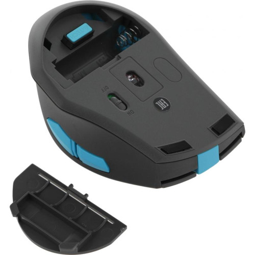 Мышь A4Tech Fstyler FG30S серый/синий оптическая 2000dpi silent беспров. USB 5but (FG30S BLUE)