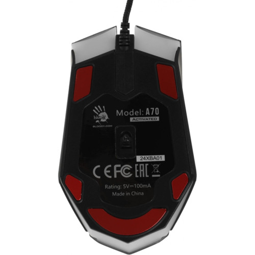 Мышь A4Tech Bloody A70A черный оптическая 6200dpi USB 7but (A70 ACTIVATED)