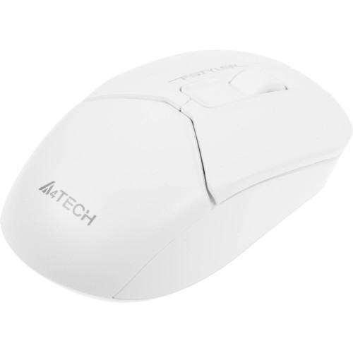 Мышь A4Tech Fstyler FB12 белый оптическая 1200dpi беспров. BT/Radio USB 3but (FB12 WHITE)