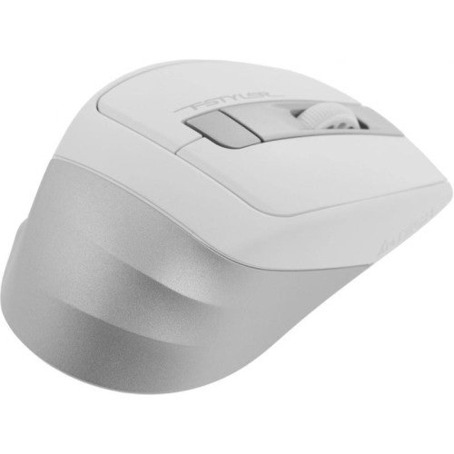 Мышь A4Tech Fstyler FG35 серебристый/белый оптическая (2000dpi) беспроводная USB (6but) FG35 SILVER
