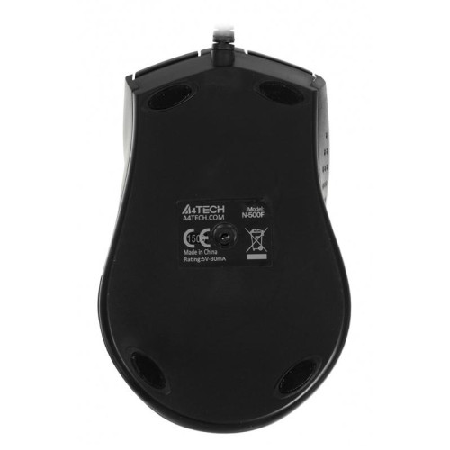 Мышь A4Tech V-Track Padless N-500F черный оптическая 1200dpi USB 4but