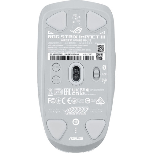 Мышь ASUS P520 ROG STRIX IMPACT III WL/WHT/ ASUS P520 ROG STRIX IMPACT III WL/WHT Мышь ASUS P520 ROG STRIX IMPACT III WL/WHT/ ASUS P520 ROG STRIX IMPACT III WL/WHT