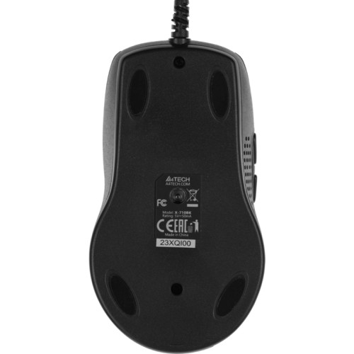 Мышь A4Tech X-7120 черный оптическая 2000dpi USB2.0 7but (X-710BK+X7-200MP)