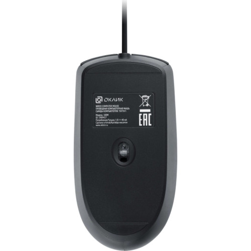 Мышь Oklick 100M черный оптическая 1600dpi USB для ноутбука 4but (1909417) Мышь Oklick 100M черный оптическая 1600dpi USB для ноутбука 4but (1909417)