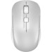 Мышь A4Tech Fstyler FB26CS Air2 серебристый/белый оптическая 2000dpi silent беспров. BT/Radio USB для ноутбука 4but (FB26CS AIR2 ICY WHITE)