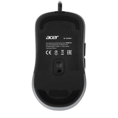 Мышь Acer OMW135 черный оптическая 6400dpi USB 7but (ZL.MCEEE.019) Мышь Acer OMW135 черный оптическая 6400dpi USB 7but (ZL.MCEEE.019)