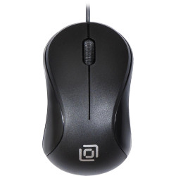 Мышь Oklick 115S черный оптическая 1200dpi USB для ноутбука 3but (711636)