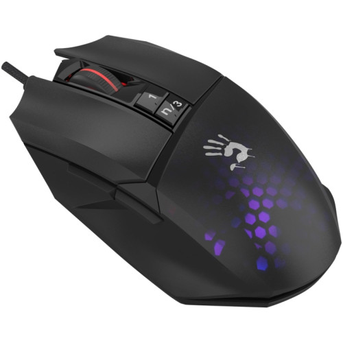 Мышь A4Tech Bloody W65 Max Mini черный оптическая 12000dpi USB 9but (W65 MAX MINI HONEYCOMB) Мышь A4Tech Bloody W65 Max Mini черный оптическая 12000dpi USB 9but (W65 MAX MINI HONEYCOMB)