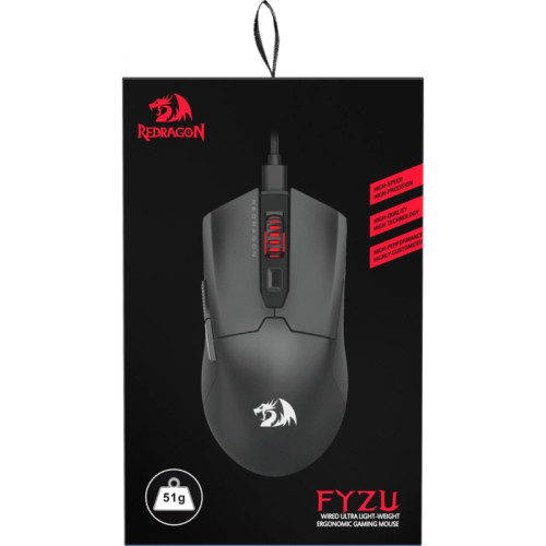 Мышь DEFENDER игровая 7кн. 26000dpi черн. Fyzu REDRAGON 72153 Мышь DEFENDER игровая 7кн. 26000dpi черн. Fyzu REDRAGON 72153