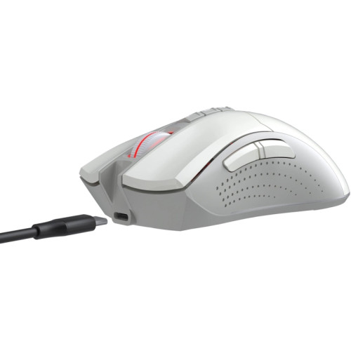 Мышь A4Tech Bloody R90 Plus белый оптическая 5000dpi беспров. USB 7but (R90 PLUS GREUISH WHITE)
