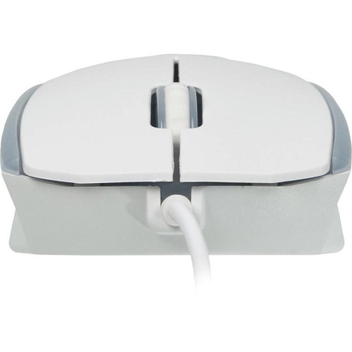 Мышь Oklick 245M белый оптическая 1000dpi USB 3but (471480)