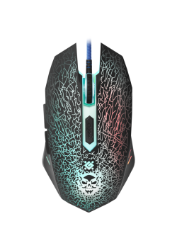 Defender Проводная игровая мышь Shock GM-110L оптика,6кнопок,800-3200dpi