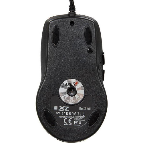 Мышь A4Tech XL-750BH рисунок лазерная 3600dpi USB2.0 6but