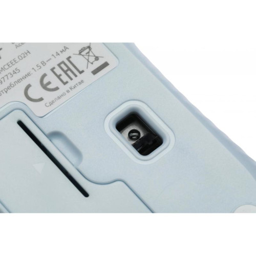 Мышь Acer OMR205 белый/голубой оптическая 1200dpi беспров. USB для ноутбука 3but (ZL.MCEEE.02H)