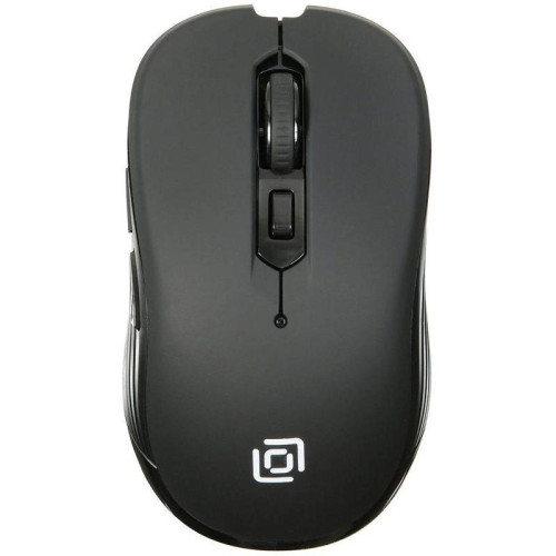 Мышь Oklick 610MWC черный оптическая 1600dpi беспров. USB/USB-C для ноутбука 6but (1158012)