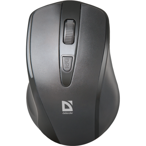 Мышь Defender беспроводная оптическая Datum MM-265 черный,3 кнопки,1600 dpi [52265]