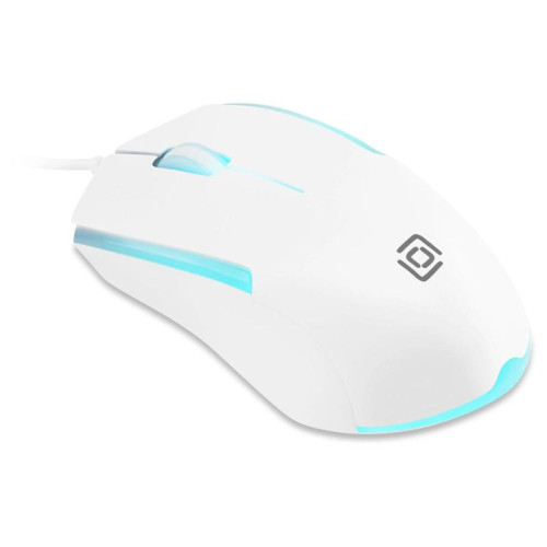 Мышь Oklick 245M белый оптическая 1000dpi USB 3but (471480)