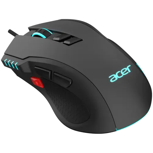 Мышь игровая компьютерная/ Проводная игровая мышь ACER OMW150 Wired USB Gaming Mouse (4800dpi) RGB (8but) black